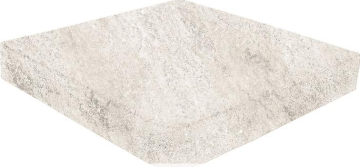 Клинкерная плитка Evolution Esquina Recto Evo White stone 31.7x31.7 Gresmanc
