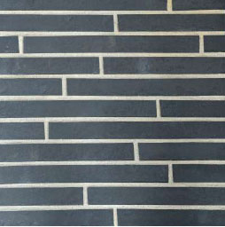 Клинкерная плитка Forta Black Riegel 7303/2 R 400x40x14 Terramatic
