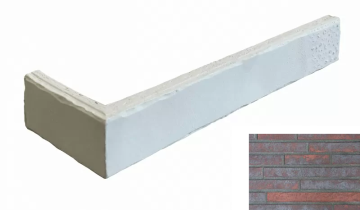 Клинкерная плитка Forta Bordo Riegel 4301/2 R (Y) угловая 400x40x14 Terramatic