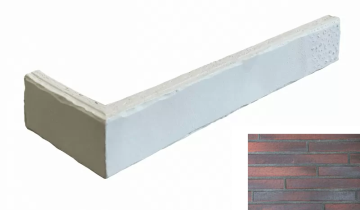 Клинкерная плитка Forta Bordo Riegel 4302 R (Y) угловая 400x40x14 Terramatic