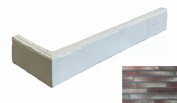 Клинкерная плитка Forta Bordo Riegel 4304 R (Y) угловая 400x40x14 Terramatic