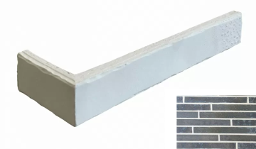 Клинкерная плитка Forta Brown Riegel 2301/2 R (Y) угловая 400x40x14 Terramatic