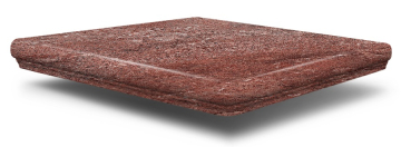 Клинкерная плитка Frankfurt Eckflorentiner Ziegelrot 32x32 SDS Keramik