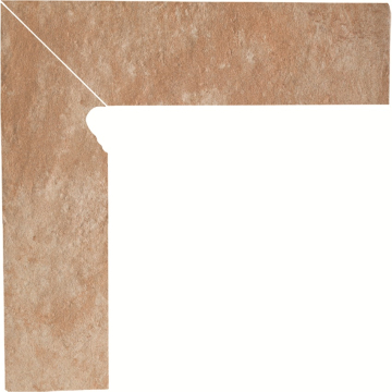 Клинкерная плитка Ilario Beige Плинтус/цоколь левый 2-х элем MAT 30х8,1 Paradyz