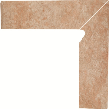 Клинкерная плитка Ilario Beige Плинтус/цоколь правый 2-х элем MAT 30х8,1 Paradyz