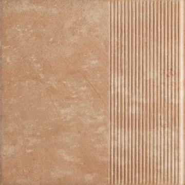 Клинкерная плитка Ilario Beige Stopnica Prosta 30х30 Paradyz