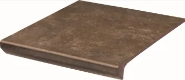 Клинкерная плитка Ilario Brown Kapinos Stopnica Prosta B1a 30х33 Paradyz