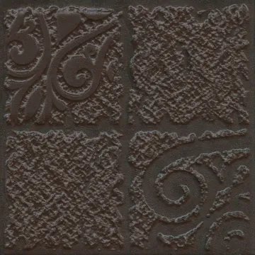 Клинкерная плитка Каир 4Д клинкерная коричневый рельеф 29.8х29.8х8 Керамин