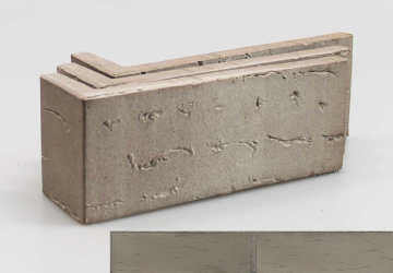 Клинкерная плитка Koro Grey угловая 8201 (Y) 185x60x71x14 Terramatic