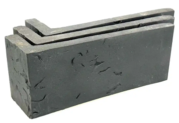 Клинкерная плитка Moon Black угловая AB 7403 (Y) 185x60x71x14 Terramatic