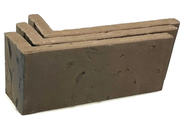 Клинкерная плитка Moon Brown угловая АА 2402 (Y) 185x60x71x14 Terramatic