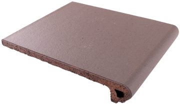 Клинкерная плитка Natura 017 Brown ступень флорентийская R11 244x330x18 Canada Gres