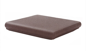 Клинкерная плитка Natura 017 Brown ступень флорентийская угловая R11 330x330x18 Canada Gres