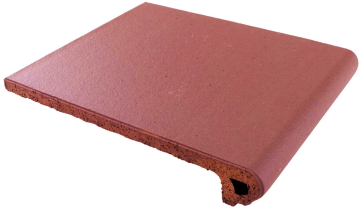 Клинкерная плитка Natura 018 Red ступень флорентийская R11 244x330x18 Canada Gres