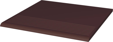 Клинкерная плитка Natural Brown Stopnica Prosta 30х30 Paradyz