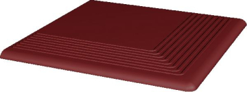 Клинкерная плитка Natural Rosa Ступень угловая 30х30 Paradyz