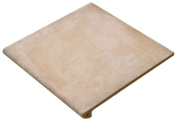 Клинкерная плитка Peldano Alhamar Blanco ступень фронтальная 33x33 Exagres