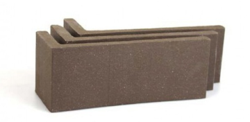 Клинкерная плитка Plato Brown угловая AC 2104 (Y) 185x60x71x14 Terramatic