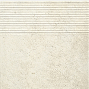 Клинкерная плитка Scandiano Beige Ступень простая структурная 30х30 Paradyz