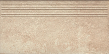 Клинкерная плитка Scandiano Beige Ступень простая структурная 30х60 Paradyz