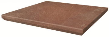 Клинкерная плитка Scandiano Rosso Kapinos Stopnica Narozna 33x33 Paradyz