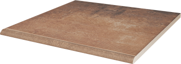 Клинкерная плитка Scandiano Rosso Stopnica Prosta 8,5mm 29,5х29,5 Paradyz