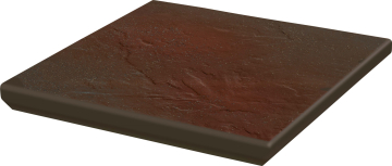 Клинкерная плитка Semir Brown Kapinos Stopnica Narozna 11mm 32,8х32,8 Paradyz