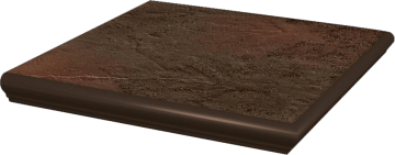 Клинкерная плитка Semir Brown Kapinos Stopnica Narozna 33х33х1.1 Paradyz