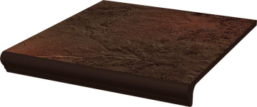Клинкерная плитка Semir Brown kapinos stopnica prosta 29,5х32,8 Paradyz