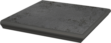 Клинкерная плитка Semir Grafit Kapinos Stopnica Narozna 11mm 32,8х32,8 Paradyz