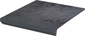 Клинкерная плитка Semir Grafit Kapinos Stopnica Prosta B1a 30x33 Paradyz