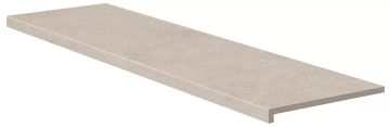 Клинкерная плитка Ступень фронтальная Essenza С-3 Creta Rect 33x120 Exagres