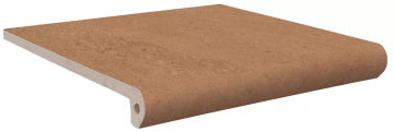 Клинкерная плитка Ступень фронтальная Essenza С-3 ML Rust 33x33 Exagres