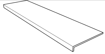 Клинкерная плитка Ступень фронтальная Petra Beige Anti-Slip Recto 30x150 Gres de Aragon