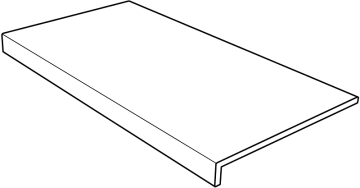 Клинкерная плитка Ступень фронтальная Petra Ocre Recto Anti-Slip 30x60 Gres de Aragon