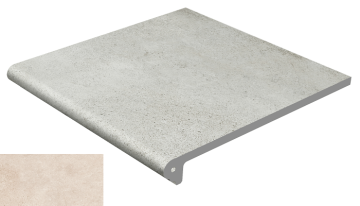 Клинкерная плитка Ступень фронтальная Urban Anti-Slip Rect. Beige 31,5*29,7 Gres de Aragon