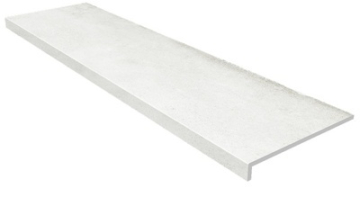 Клинкерная плитка Ступень фронтальная Urban Anti-Slip Rect. Blanco 31,5*149,7 Gres de Aragon