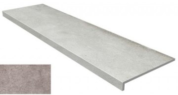 Клинкерная плитка Ступень фронтальная Urban Anti-Slip Rect. Grafito 31,5x149,7 Gres de Aragon