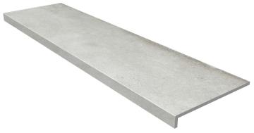 Клинкерная плитка Ступень фронтальная Urban Anti-Slip Rect. Gris 31,5*119,7 Gres de Aragon