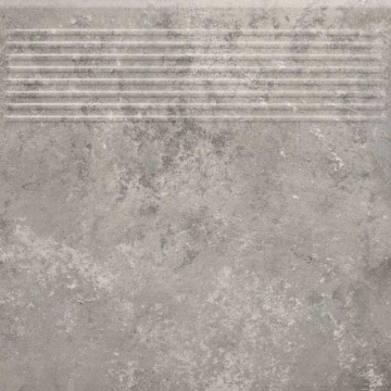 Клинкерная плитка Ступень Octane Grafit прямая 300x300x8.5 Paradyz