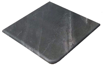 Клинкерная плитка Ступень угловая Tibet Anti-Slip Rect. Antracita 33*33 Gres de Aragon