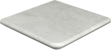 Клинкерная плитка Ступень угловая Urban Esquina Blanco Anti-Slip 33*33 Gres de Aragon