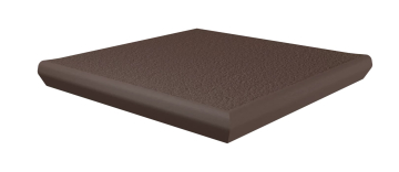 Клинкерная плитка Sundown Marrone Kapinos Stopnica Narozna 33x33 Paradyz