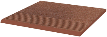 Клинкерная плитка Taurus Brown Stopnica Prosta 30x30х1,1 Paradyz