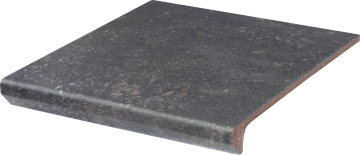 Клинкерная плитка Viano Antracite Kapinos Stopnica Prosta 29,5х32,8 Paradyz