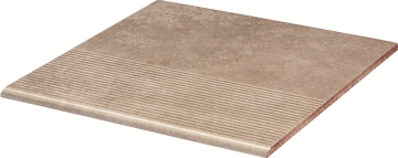 Клинкерная плитка Viano Beige Stopnica Prosta 30х30х1,1 Paradyz