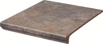 Клинкерная плитка Viano Grys Kapinos Stopnica Prosta 30х33 Paradyz
