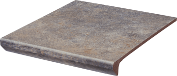 Клинкерная плитка Viano Grys Kapinos Stopnica Prosta B1a 30x33 Paradyz