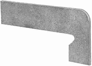 Клинкерная плитка Zan.VEGA GRIS DERECHA правый 39,5x17,5 Exagres