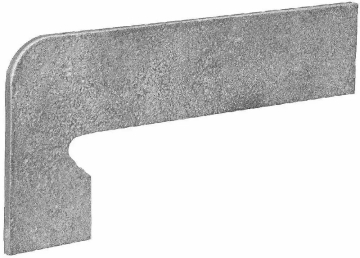 Клинкерная плитка Zan.VEGA GRIS IZQUIERDA левый 39,5x17,5 Exagres